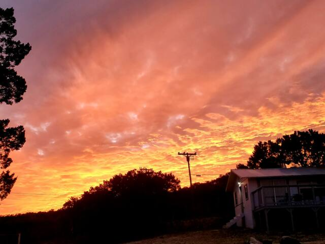 Park road, RV pads, and lots at Medina Highlands Park